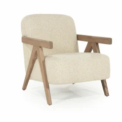 Fauteuil Francis Grove Bouclé - Beige - Loft24.nl