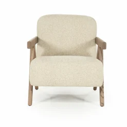 Fauteuil Francis Grove Bouclé - Beige - Loft24.nl