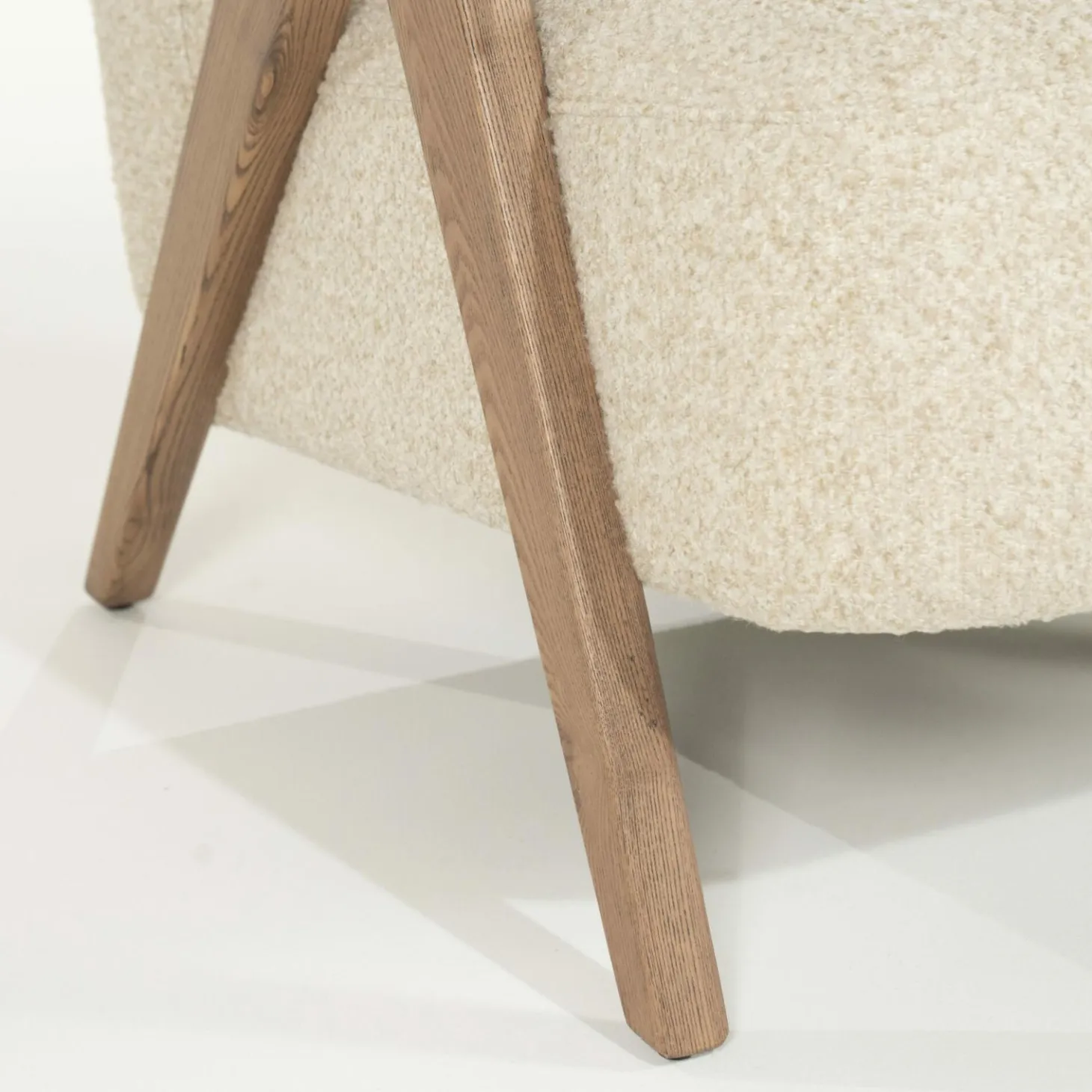 Fauteuil Francis Grove Bouclé - Beige - Loft24.nl
