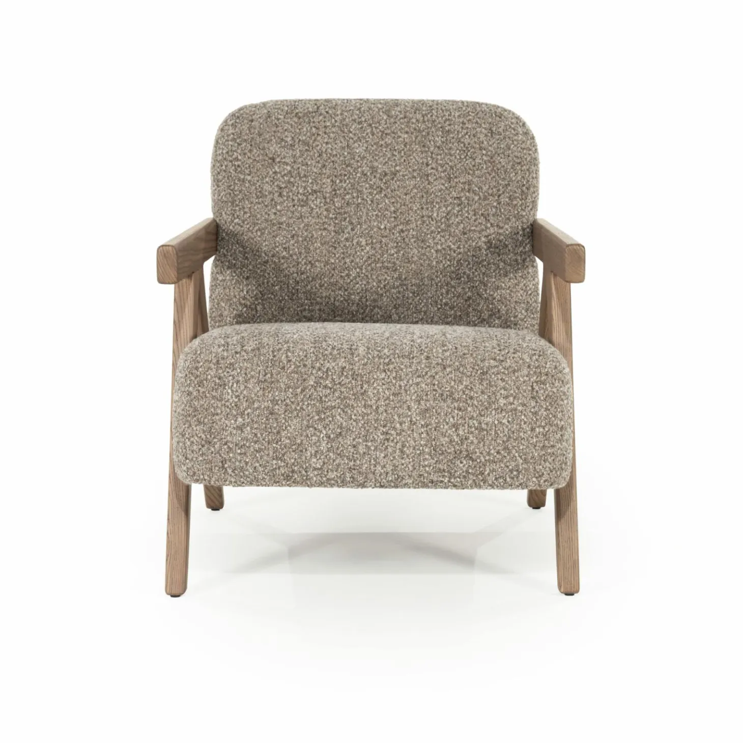 Fauteuil Francis Grove Bouclé - Beige - Loft24.nl