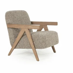 Fauteuil Francis Grove Bouclé - Beige - Loft24.nl