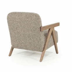 Fauteuil Francis Grove Bouclé - Beige - Loft24.nl