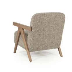 Fauteuil Francis Grove Bouclé - Beige - Loft24.nl