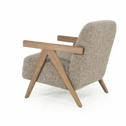 Fauteuil Francis Grove Bouclé - Beige - Loft24.nl