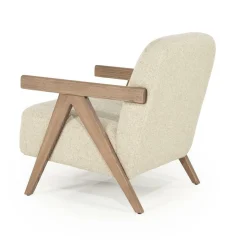 Fauteuil Francis Grove Bouclé - Beige - Loft24.nl
