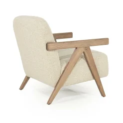 Fauteuil Francis Grove Bouclé - Beige - Loft24.nl