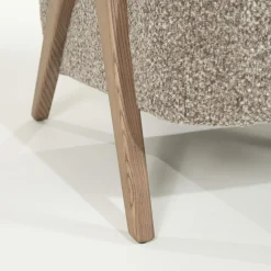 Fauteuil Francis Grove Bouclé - Taupe - Loft24.nl
