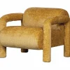 Fauteuil Lenny Structure Velvet - Goud - Loft24.nl