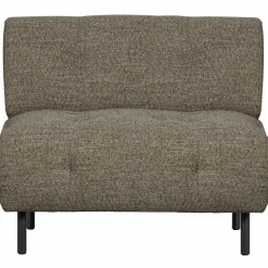 Fauteuil Lloyd Grof Geweven - Donkerbruin - Loft24.nl
