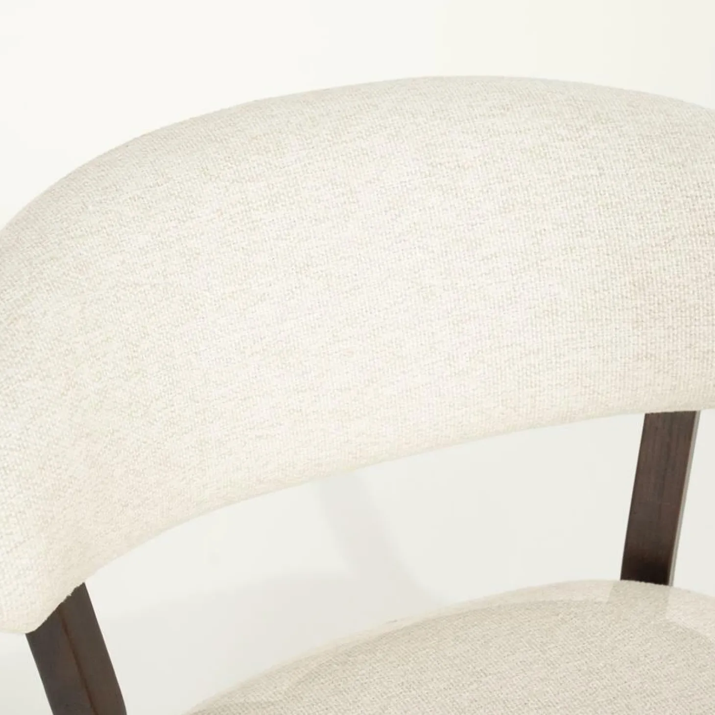 Fauteuil Mikky Eikenhout en stof Beige / Bruin - Loft24.nl
