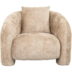 Fauteuil Milania Chenille Beige - Loft24.nl
