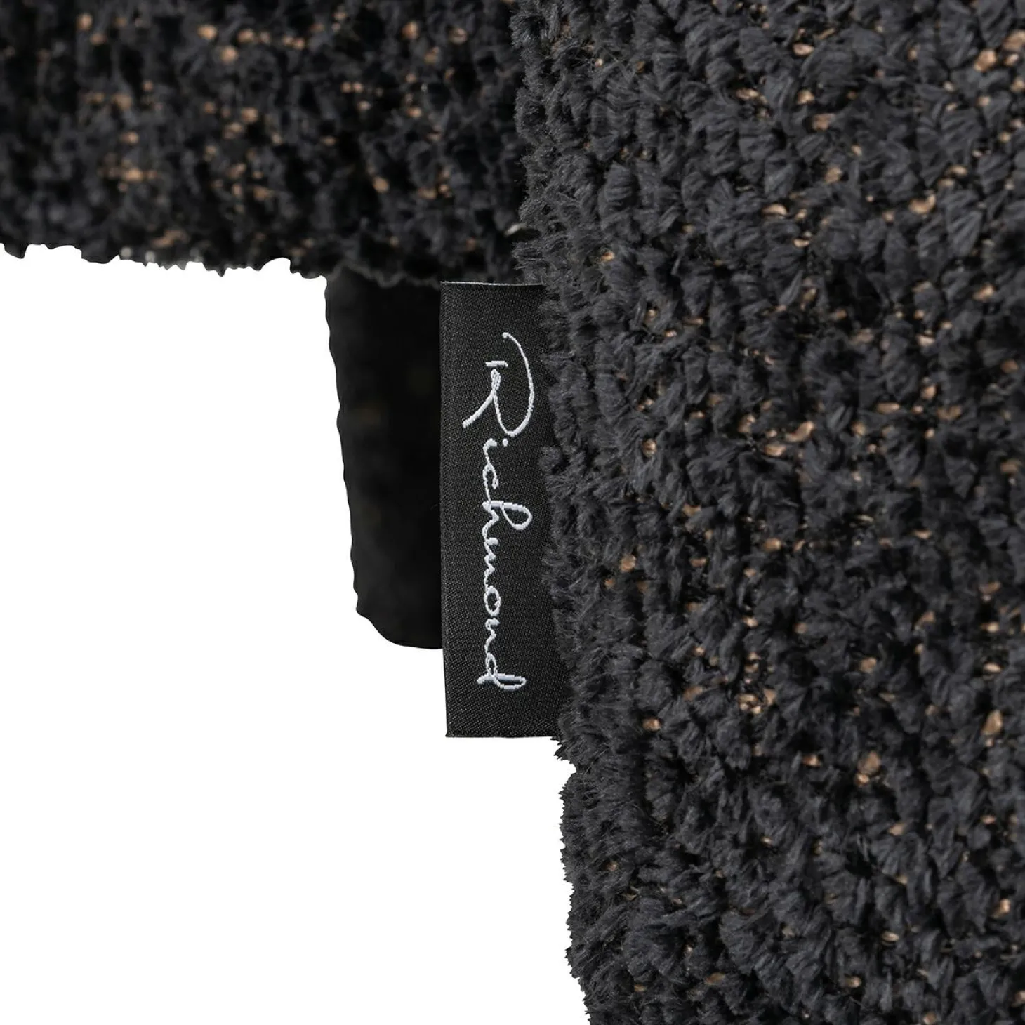 Fauteuil Milania Chenille - Zwart - Loft24.nl