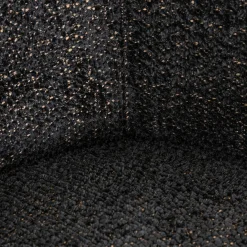 Fauteuil Milania Chenille - Zwart - Loft24.nl