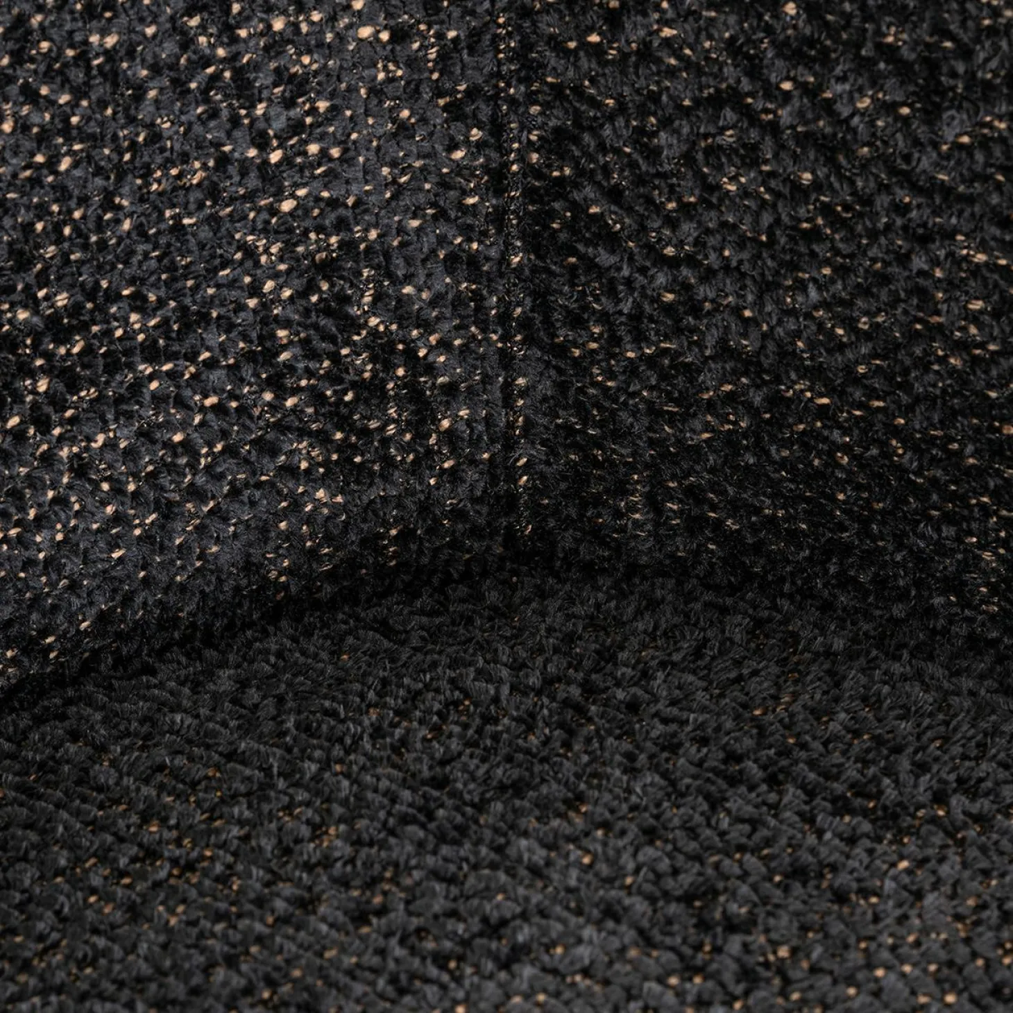 Fauteuil Milania Chenille - Zwart - Loft24.nl
