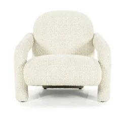 Fauteuil Monica Grove Bouclé - Beige - Loft24.nl
