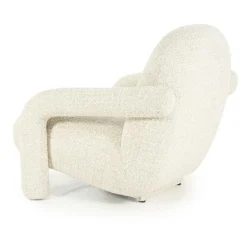 Fauteuil Monica Grove Bouclé - Beige - Loft24.nl