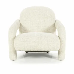 Fauteuil Monica Grove Bouclé - Beige - Loft24.nl