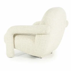 Fauteuil Monica Grove Bouclé - Beige - Loft24.nl