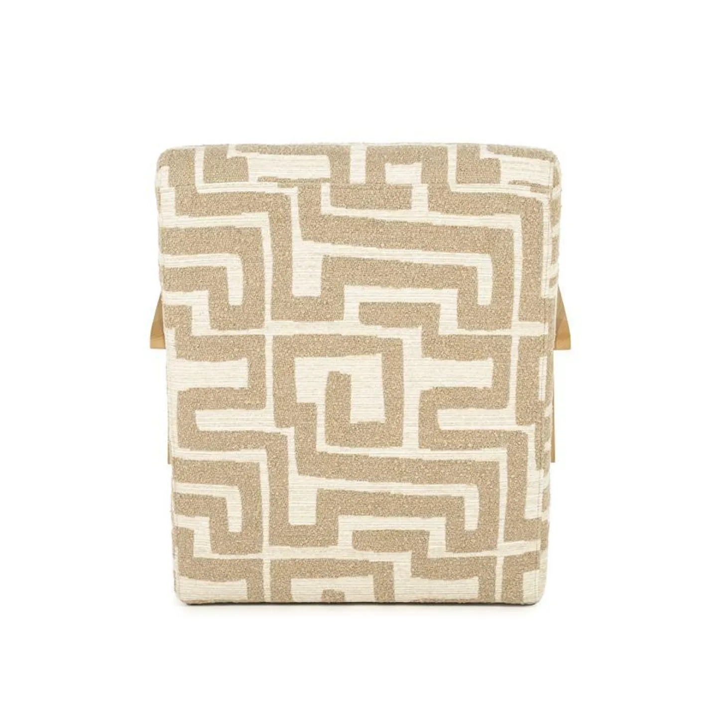 Fauteuil Olek Graffic Bouclé - Taupe - Loft24.nl