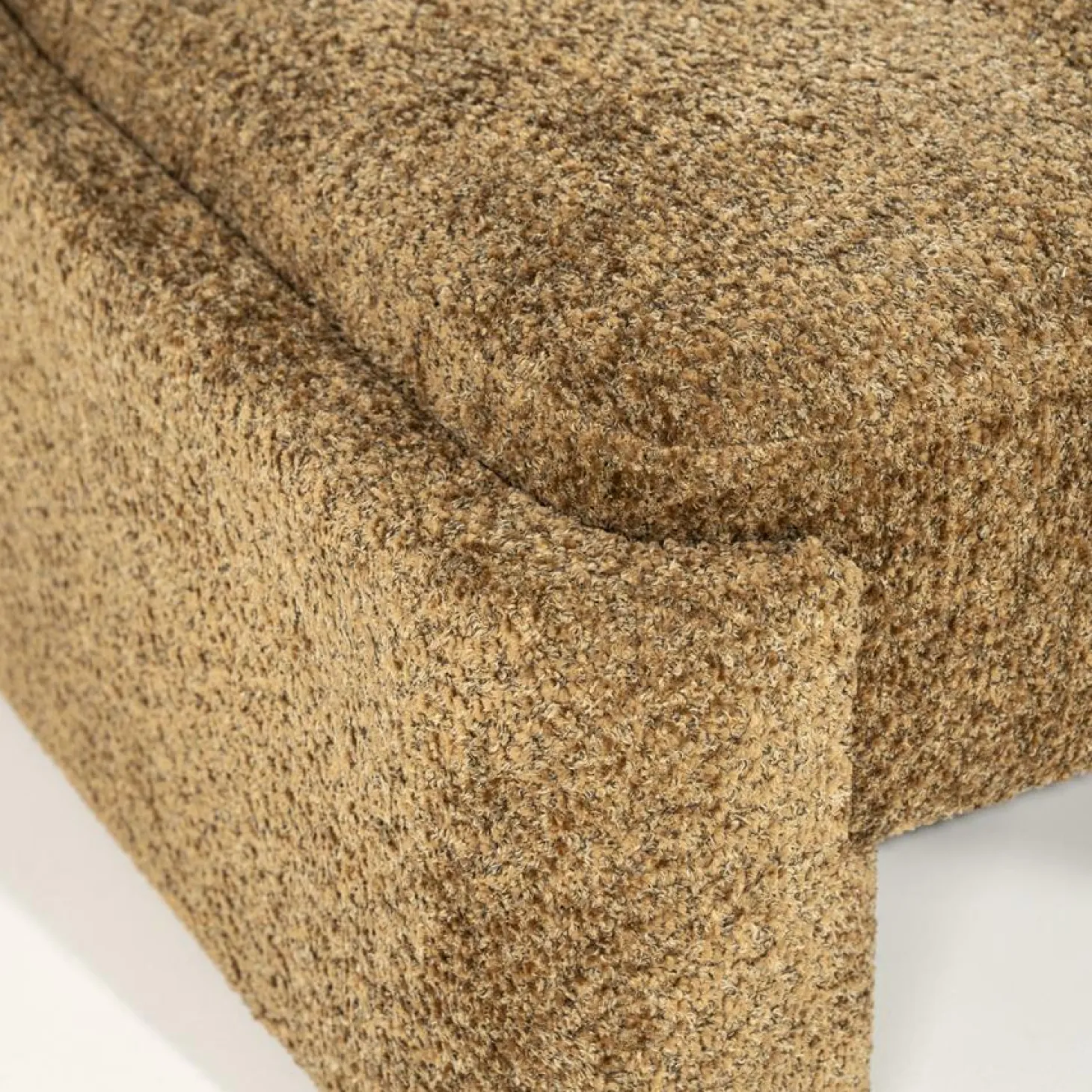 Fauteuil Omla Fluffy - Mosterd - Loft24.nl