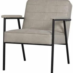 Fauteuil Patchwork PU - Naturel - Loft24.nl