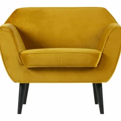 Fauteuil Rocco Velvet - Oker - Loft24.nl