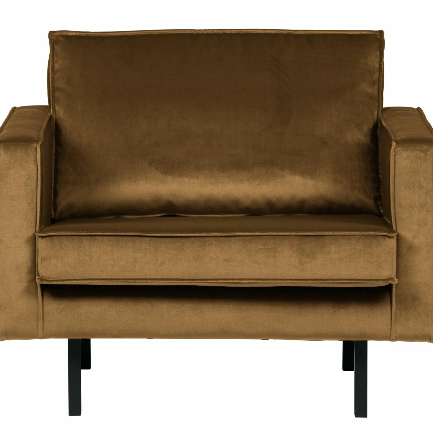 Fauteuil Rodeo Velvet - Honing (geel) - Loft24.nl