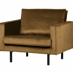 Fauteuil Rodeo Velvet - Honing (geel) - Loft24.nl