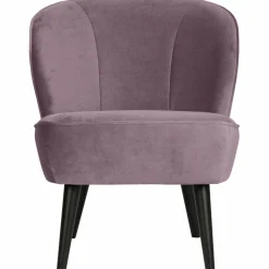 Fauteuil Sara Velvet - Lilla - Loft24.nl
