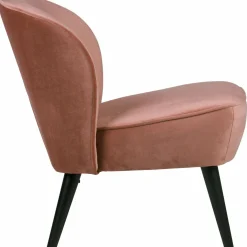 Fauteuil Sara Velvet - Oud Roze - Loft24.nl
