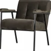 Fauteuil Scott Velvet - Warm Groen - Loft24.nl