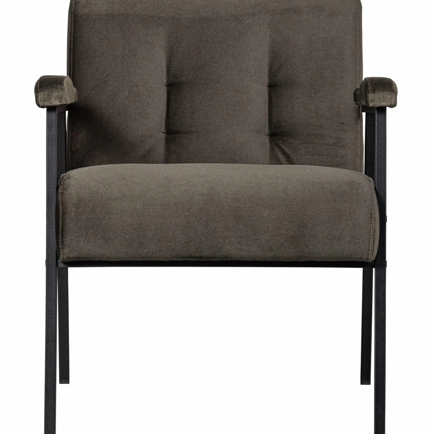 Fauteuil Scott Velvet - Warm Groen - Loft24.nl