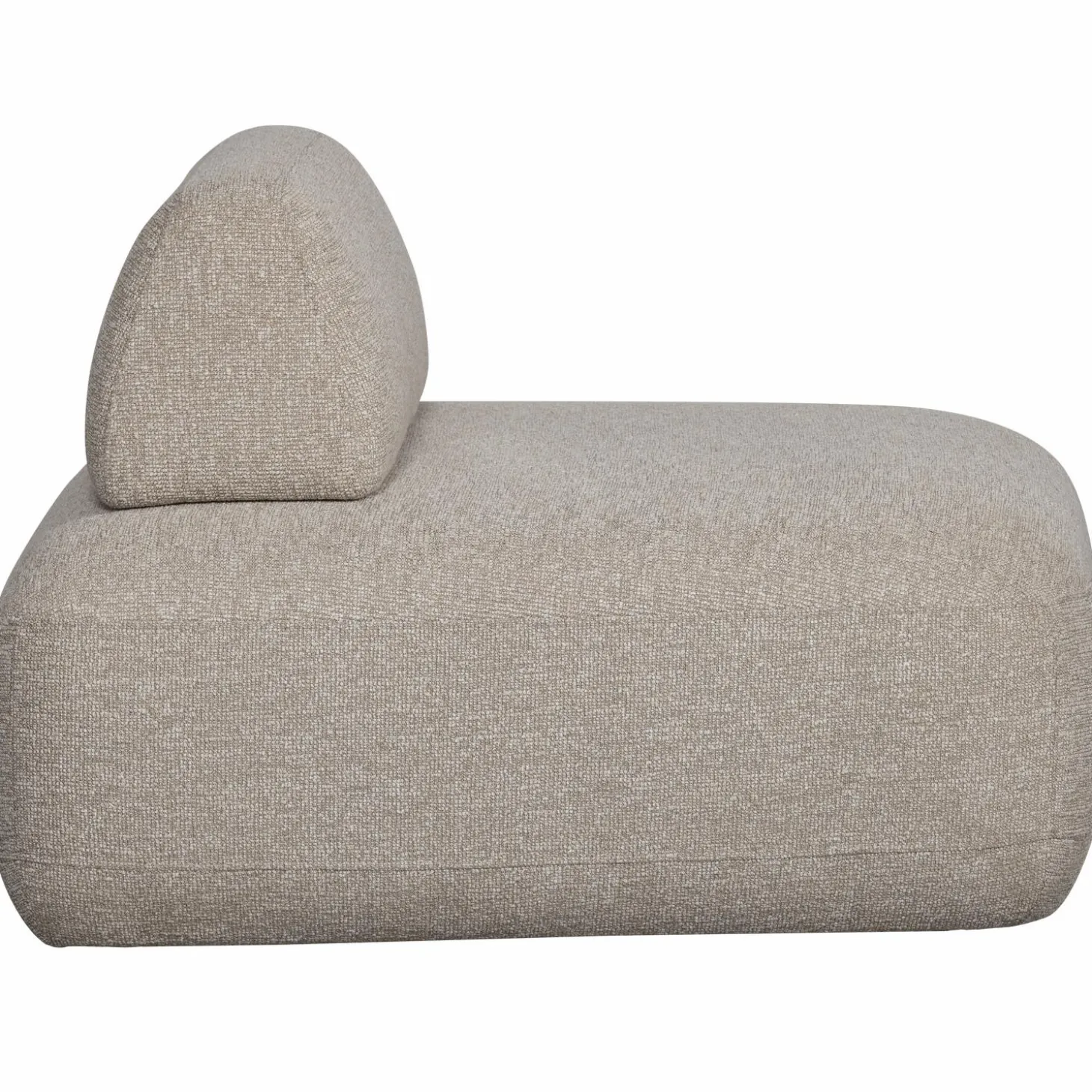 Fauteuil Sterck met verplaatsbare Rugleuning - Naturel - Loft24.nl