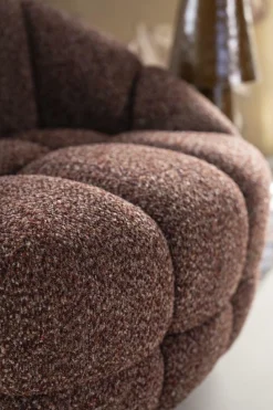 Fauteuil Tina Bouclé - Rood - Loft24.nl