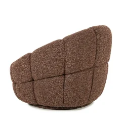 Fauteuil Tina Bouclé - Rood - Loft24.nl