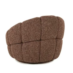 Fauteuil Tina Bouclé - Rood - Loft24.nl
