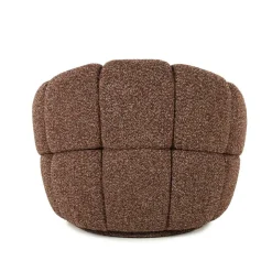Fauteuil Tina Bouclé - Rood - Loft24.nl