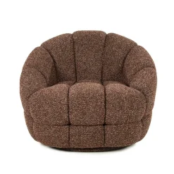 Fauteuil Tina Bouclé - Rood - Loft24.nl