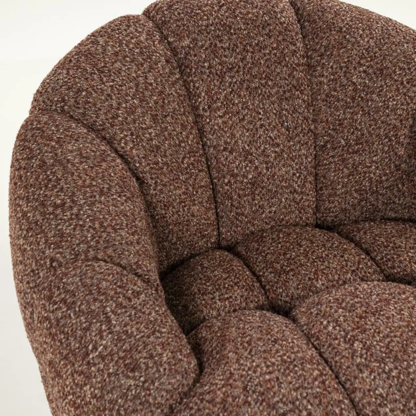 Fauteuil Tina Bouclé - Rood - Loft24.nl