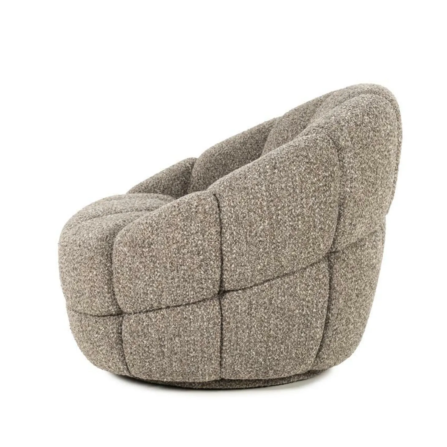 Fauteuil Tina Bouclé - Taupe - Loft24.nl