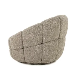 Fauteuil Tina Bouclé - Taupe - Loft24.nl