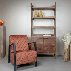 Fauteuil Villa Velvet - Koper - Loft24.nl
