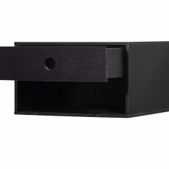 Hangend Nachtkastje Nancy Met 1 lade - Zwart - Loft24.nl