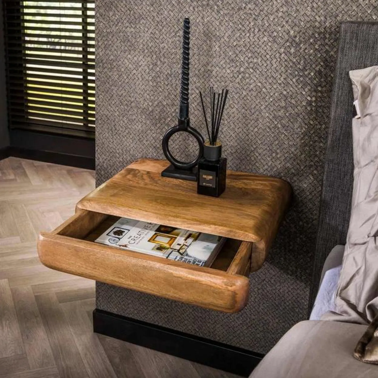Hangend Nachtkastje Sleek - Loft24.nl