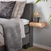 Hangend Nachtkastje Tree XS Acaciahout set van 2 stuks - Loft24.nl