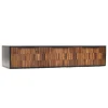 Hangend TV-meubel Dimaro Sheesham en mangohout 145 cm - Loft24.nl