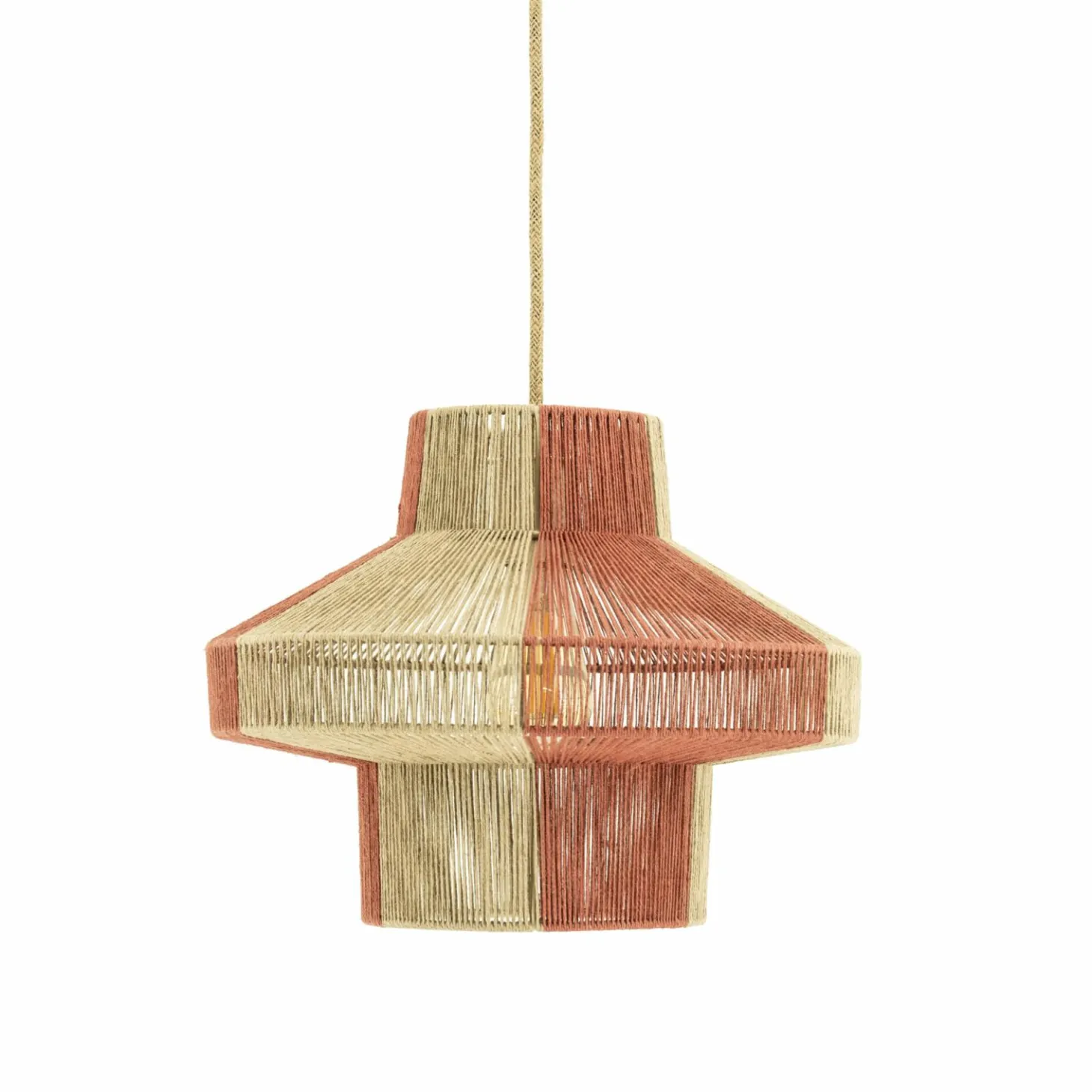 Hanglamp Cirque 1 - Jute Perzik - Loft24.nl