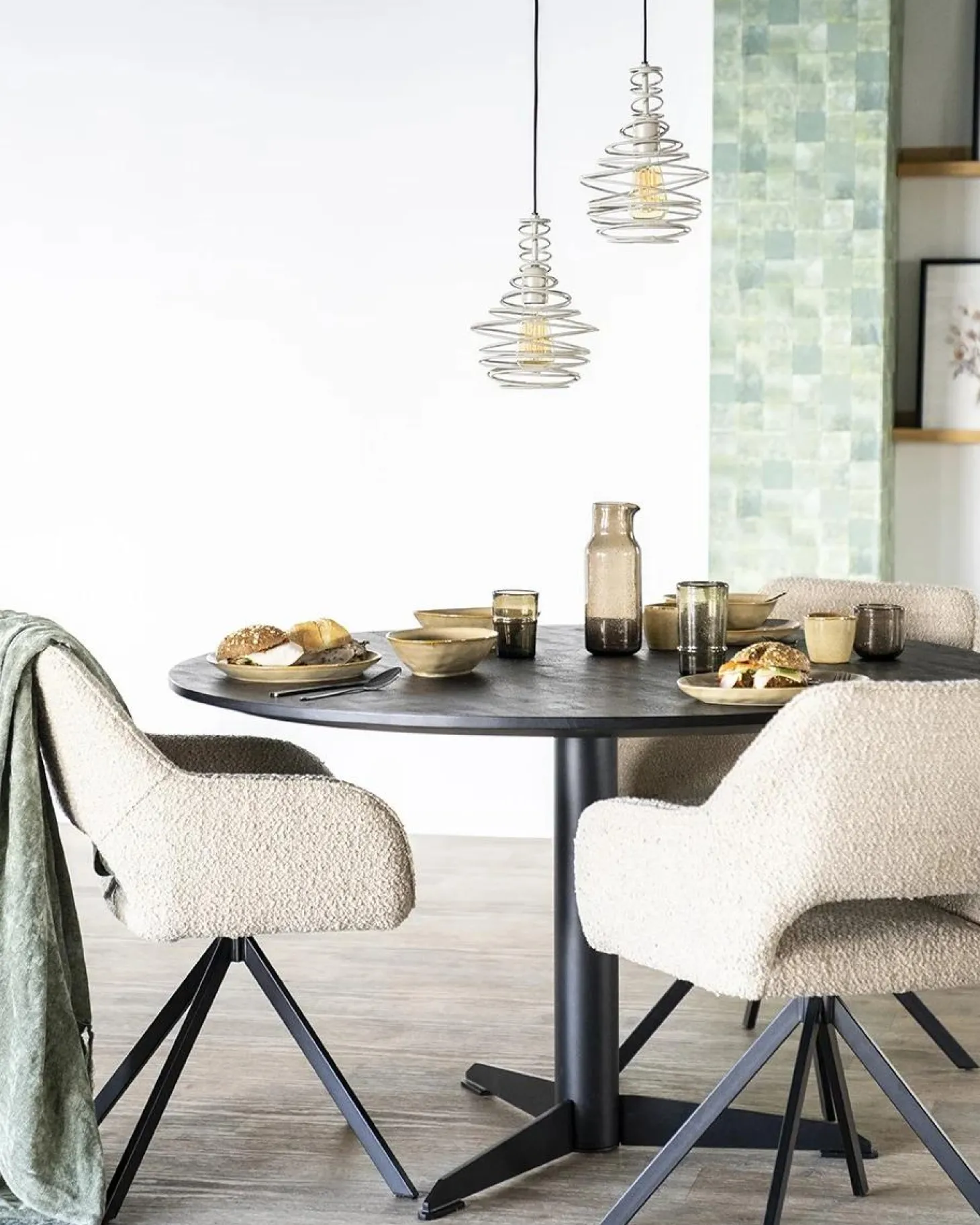 Hanglamp Coil - Beige - Loft24.nl