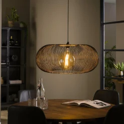 Hanglamp Copper Twist 1 lamp Ø70cm - Loft24.nl
