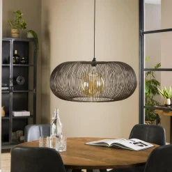 Hanglamp Copper Twist 1 lamp Ø70cm - Loft24.nl
